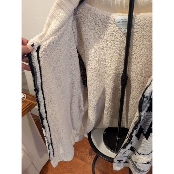 Lucky Brand Sherpa Coat • XXL • Cream Fleece • Cozy Lined • Men’s Outerwear - Picture 6 of 11